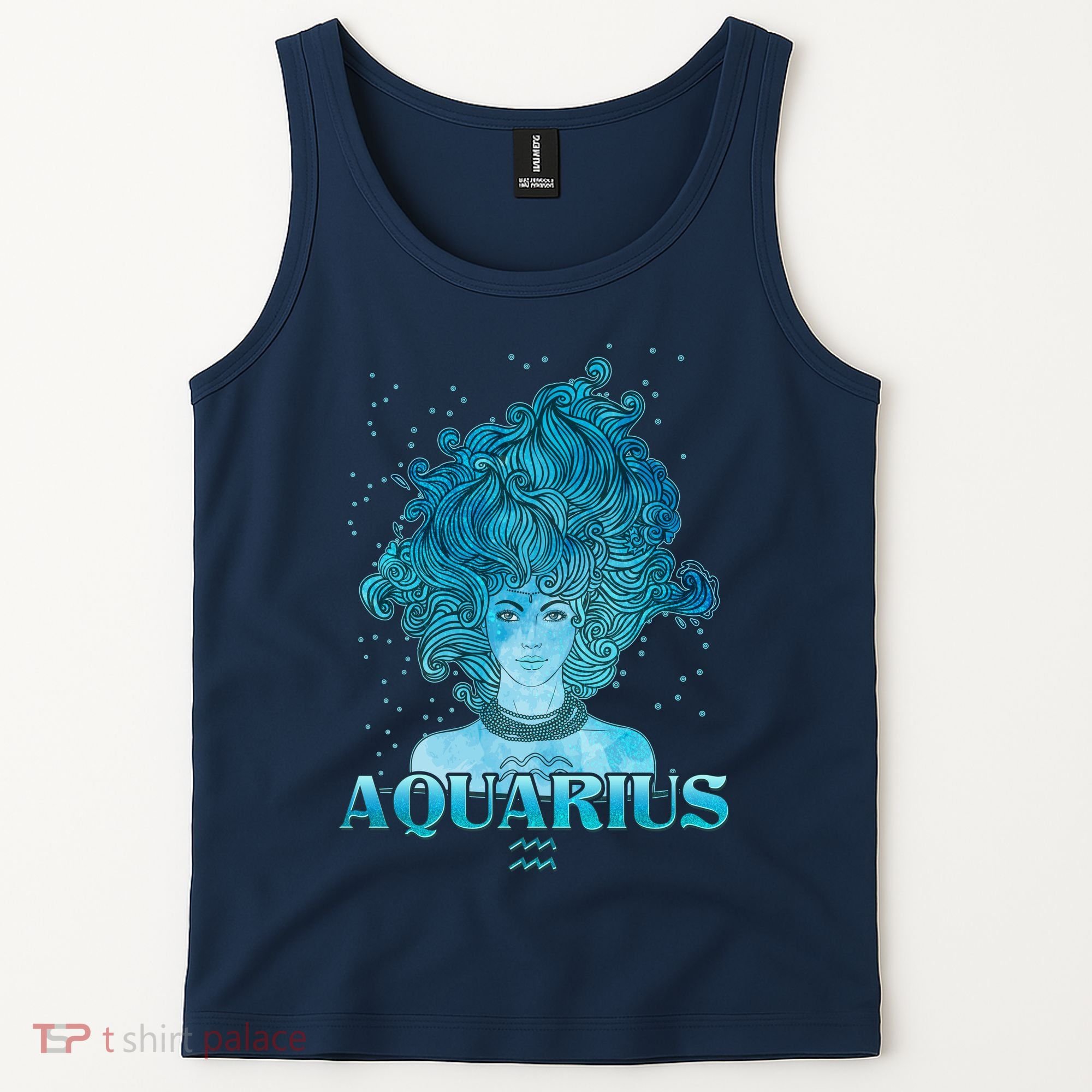 Aquarius Zodiac Woman Tank Top