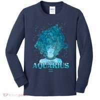 Aquarius Zodiac Woman Kids Long Sleeve Shirt thumb 0