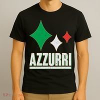 Azzurri Italy Italia Soccer Football 2021 T-Shirt thumb 3