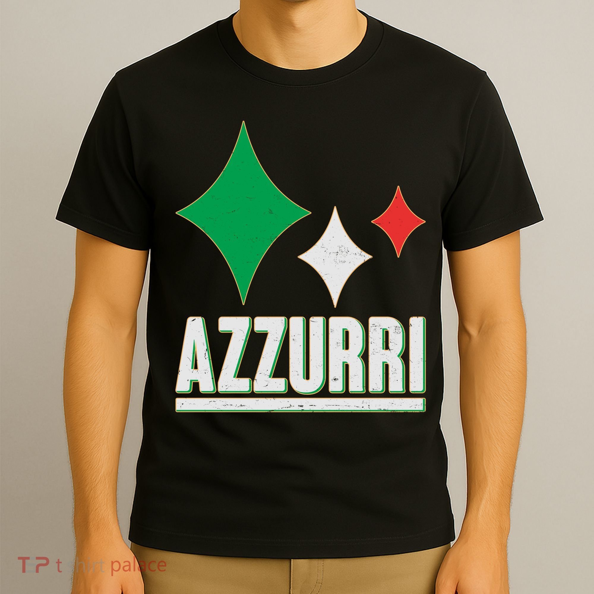 Azzurri Italy Italia Soccer Football 2021 T-Shirt