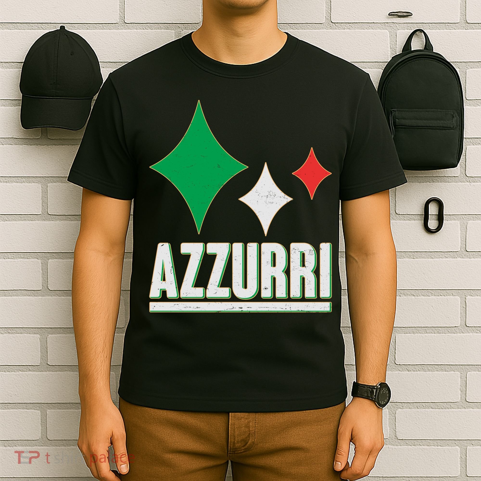 Azzurri Italy Italia Soccer Football 2021 T-Shirt