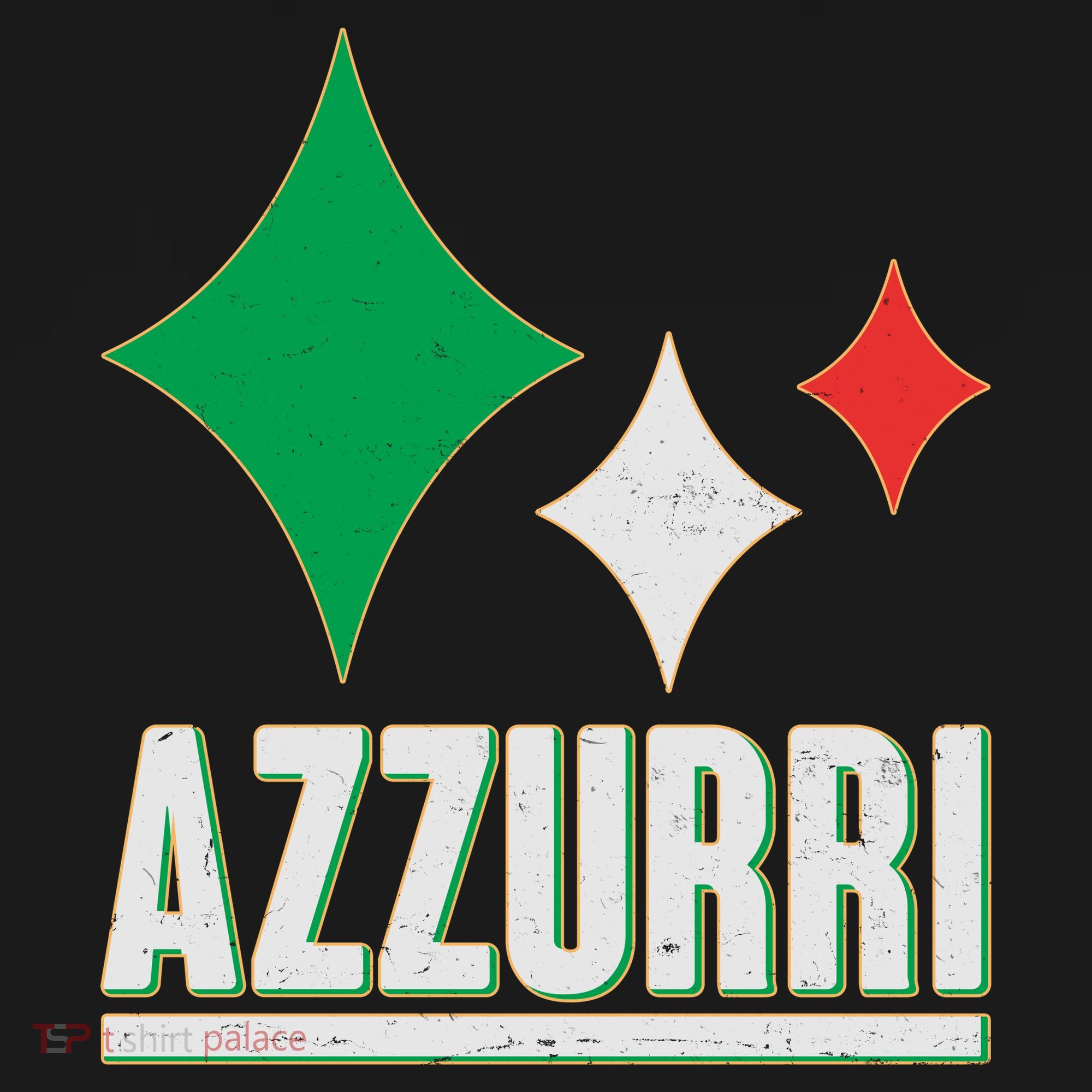 Azzurri Italy Italia Soccer Football 2021 T-Shirt