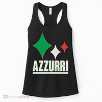 Azzurri Italy Italia Soccer Football 2021 Women's Tank Top thumb 0