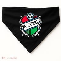 Azzurri Italy Soccer Fan USA-Made Doggie Bandana thumb 0