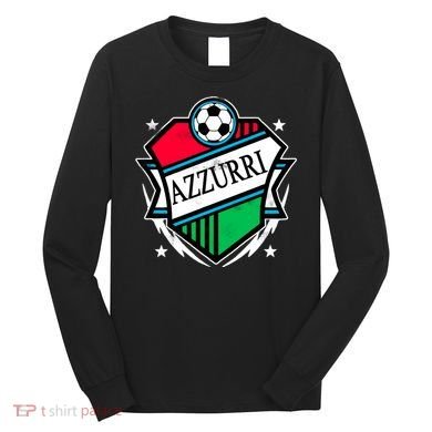 Azzurri Italy Soccer Fan Long Sleeve Shirt