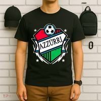 Azzurri Italy Soccer Fan T-Shirt thumb 6