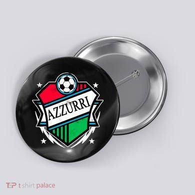Azzurri Italy Soccer Fan Button