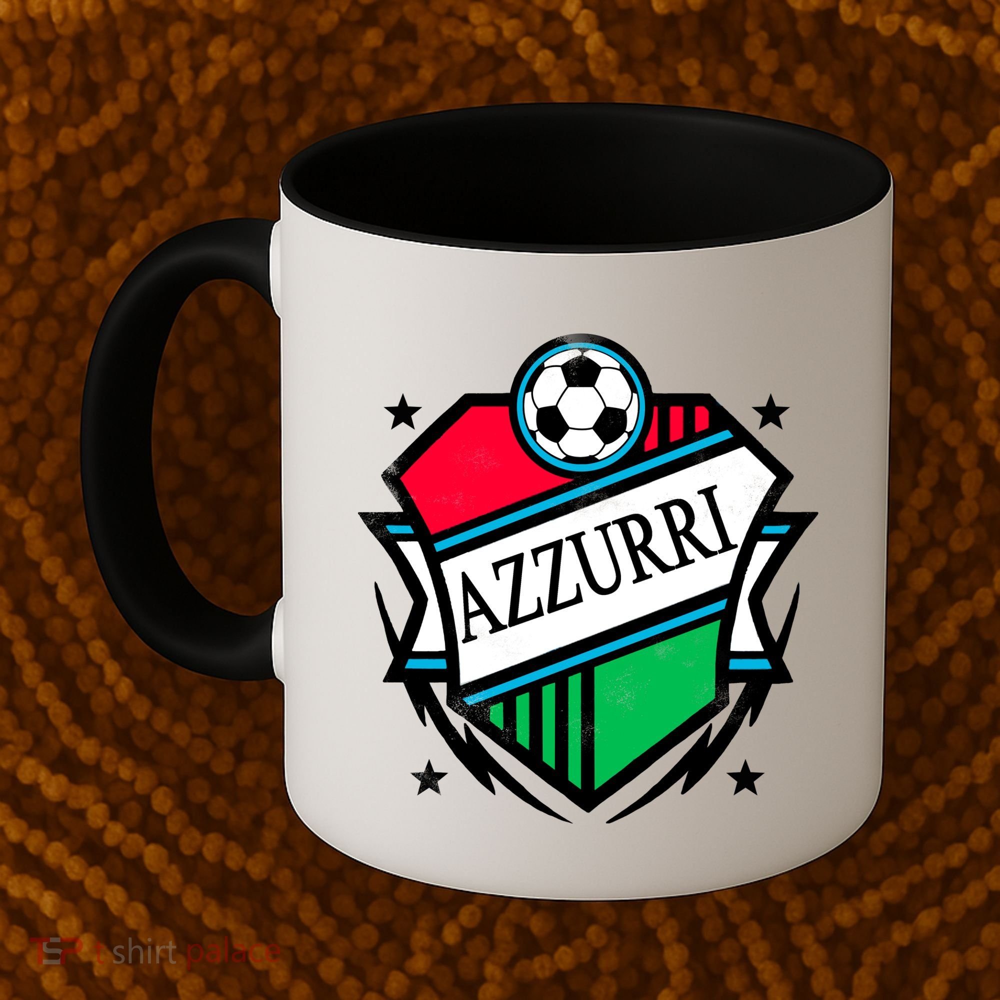 Azzurri Italy Soccer Fan Coffee Mug