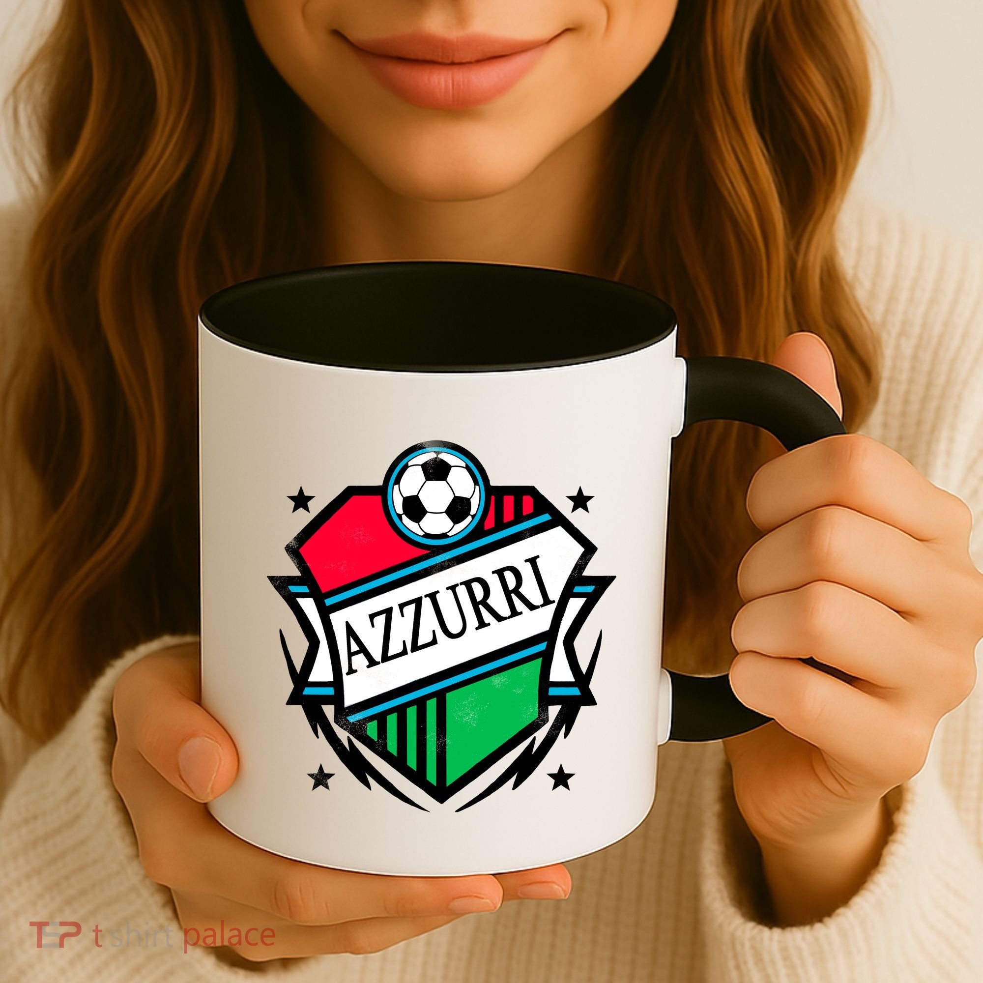 Azzurri Italy Soccer Fan Coffee Mug
