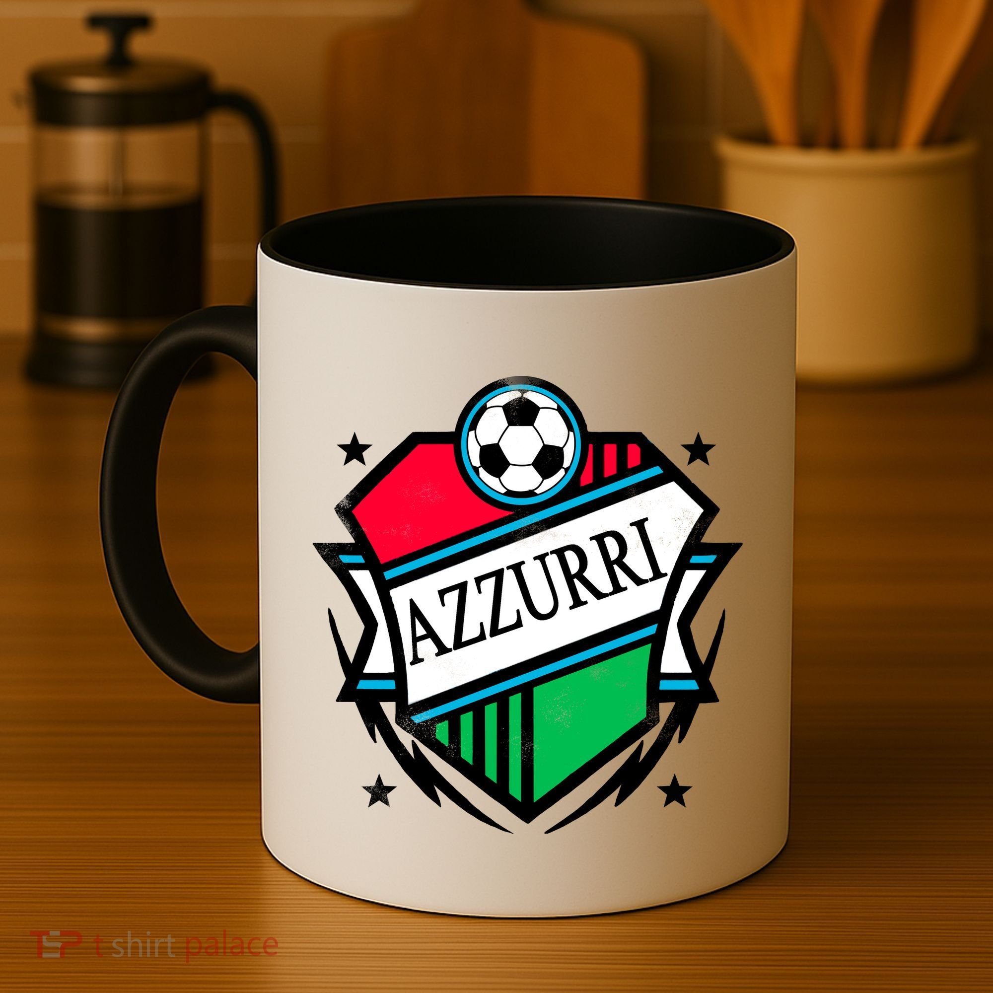 Azzurri Italy Soccer Fan Coffee Mug