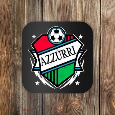 Azzurri Italy Soccer Fan Coaster