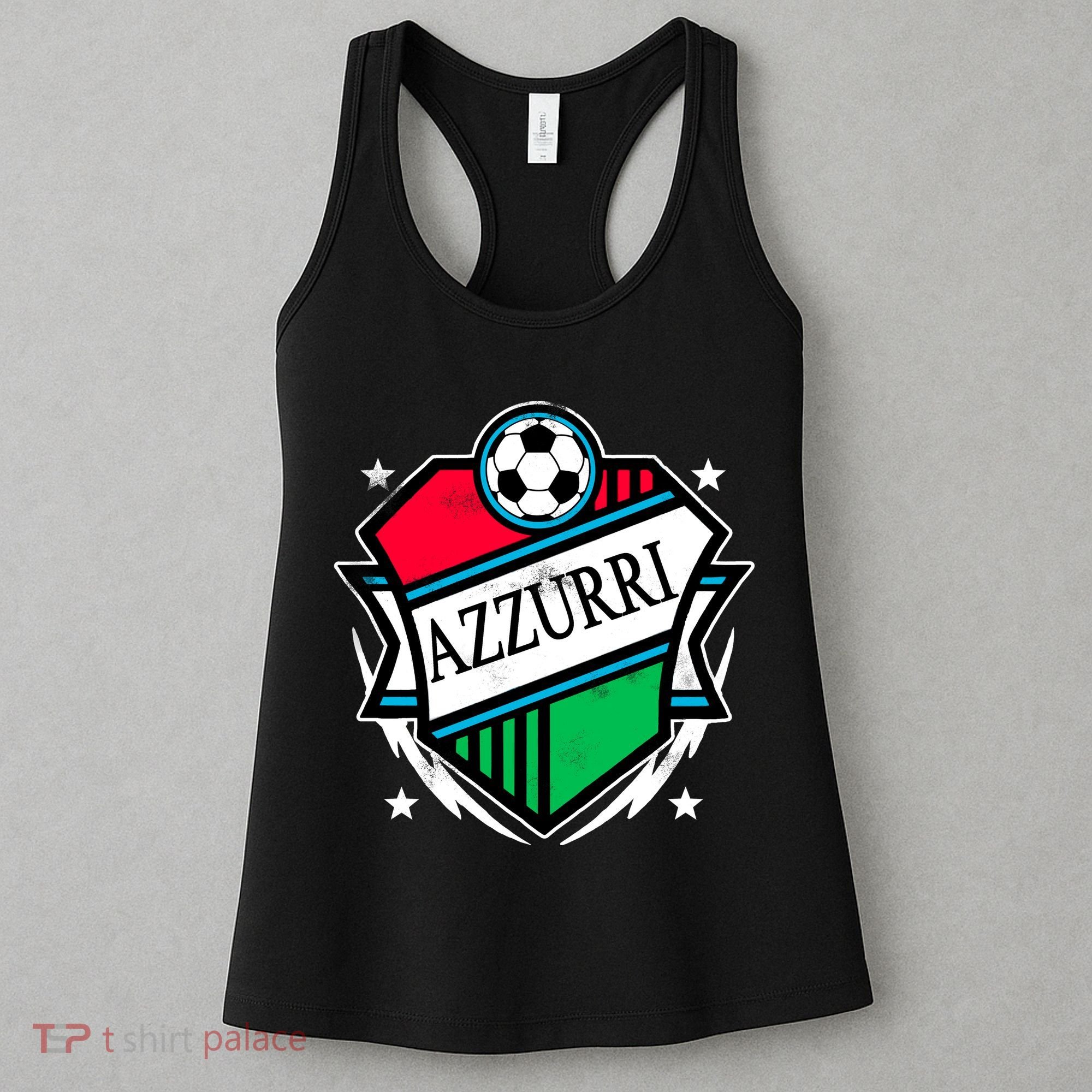 Azzurri Italy Soccer Fan Women's Tank Top