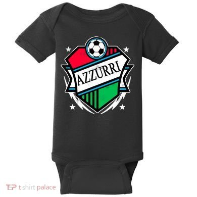 Azzurri Italy Soccer Fan Baby Bodysuit