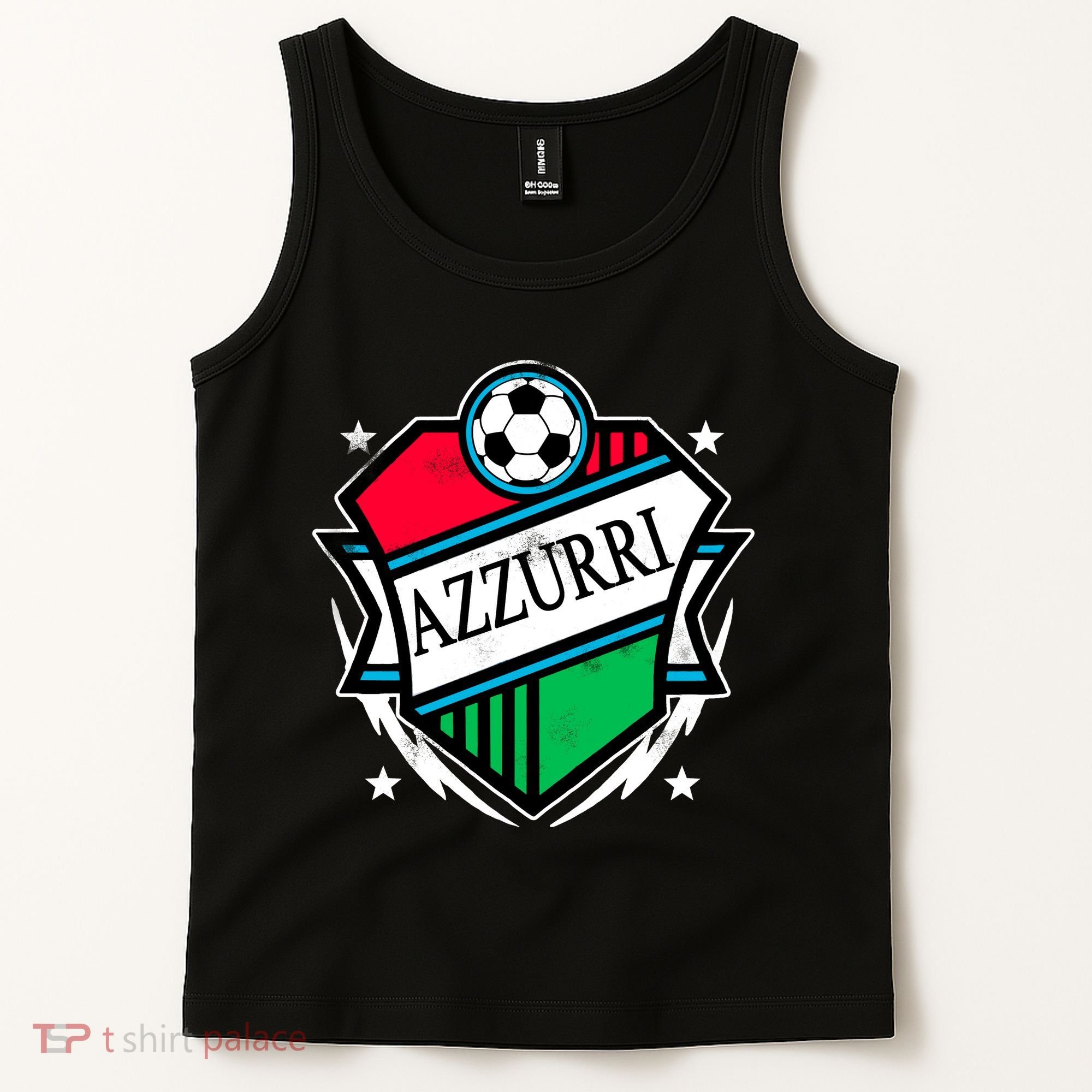 Azzurri Italy Soccer Fan Tank Top