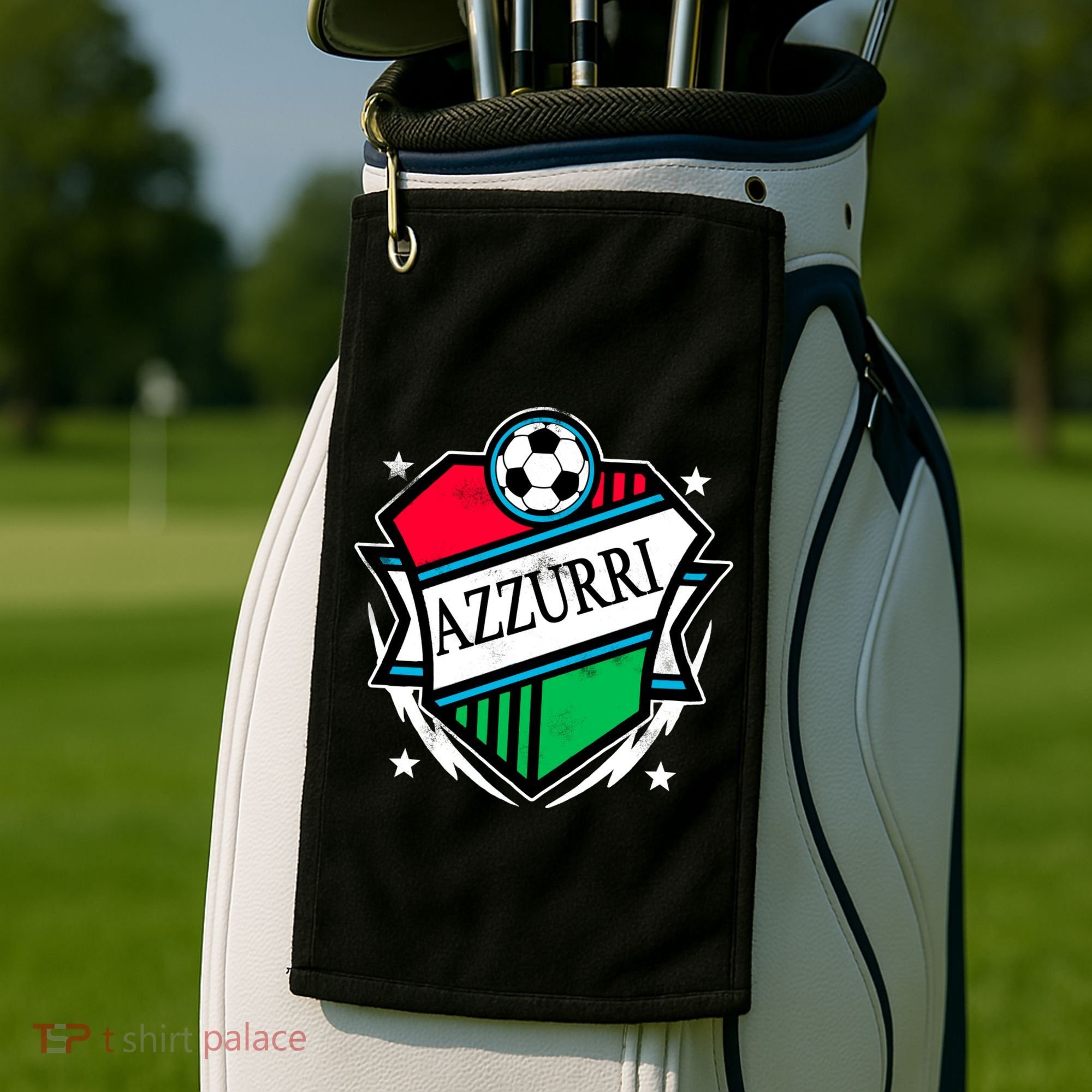 Azzurri Italy Soccer Fan Golf Towel