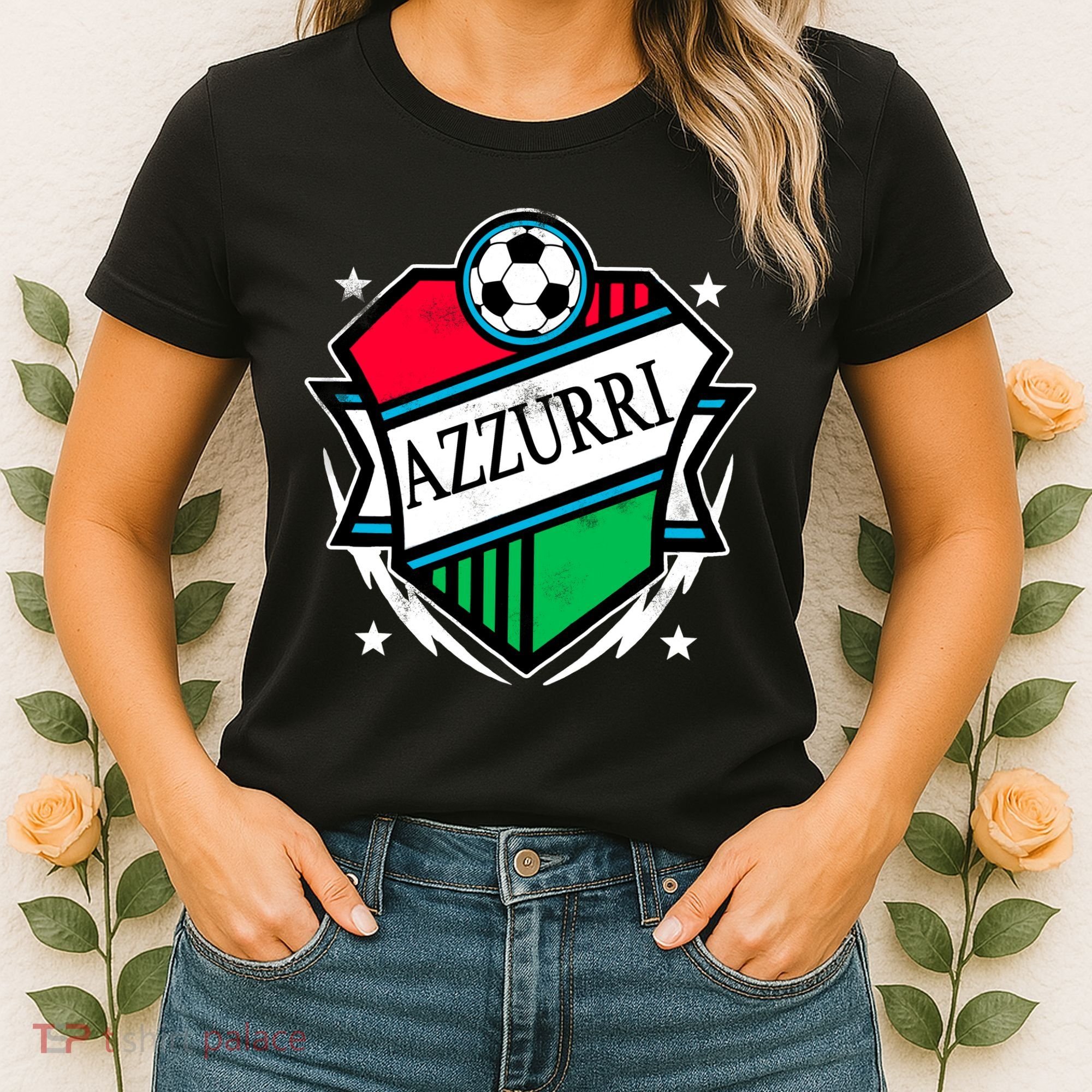 Azzurri Italy Soccer Fan Women's T-Shirt
