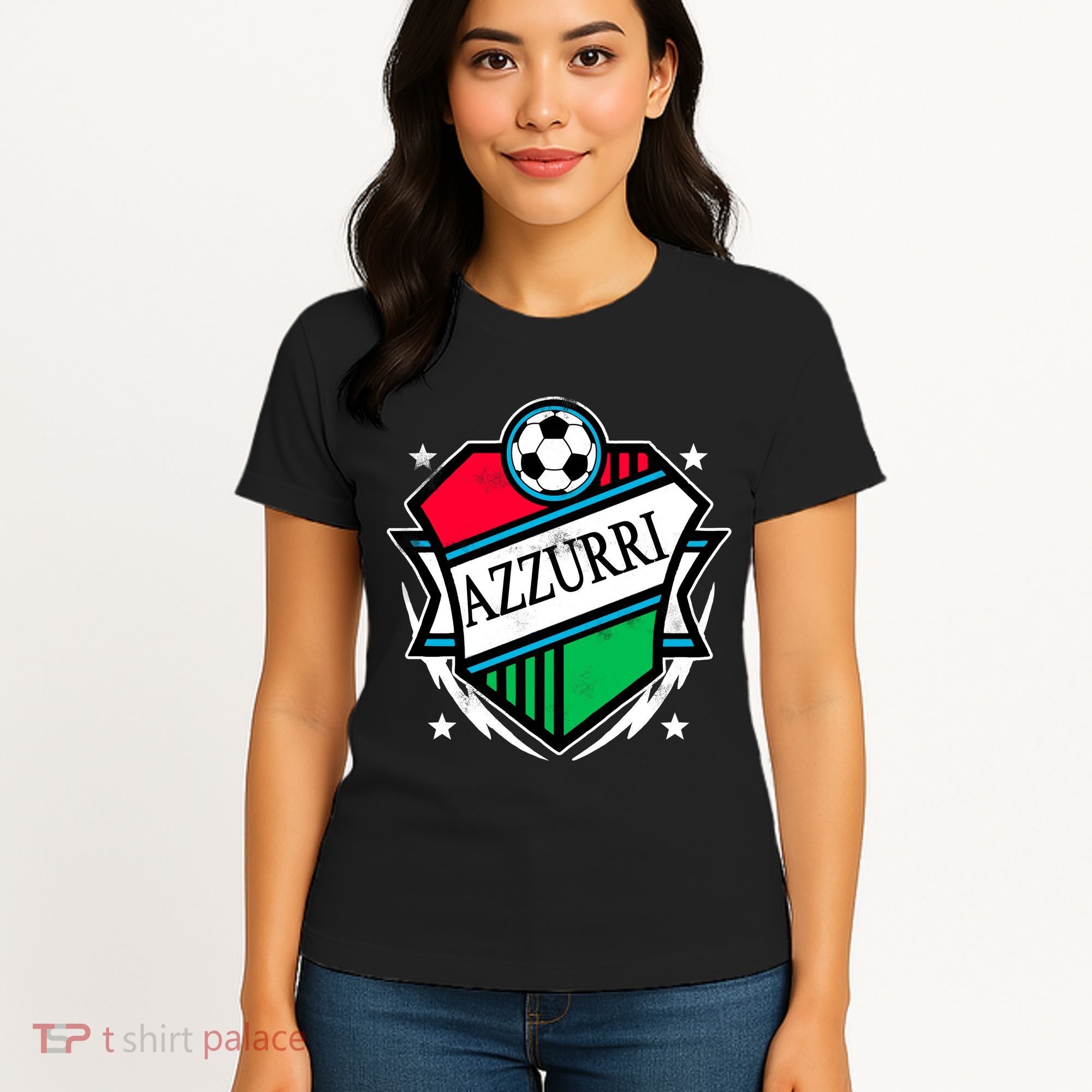Azzurri Italy Soccer Fan Women's T-Shirt