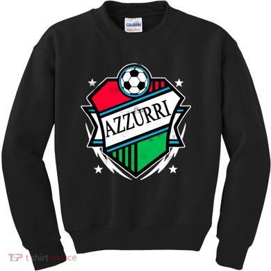 Azzurri Italy Soccer Fan Kids Sweatshirt
