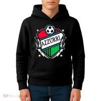 Azzurri Italy Soccer Fan Kids Hoodie thumb 4