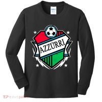 Azzurri Italy Soccer Fan Kids Long Sleeve Shirt thumb 0