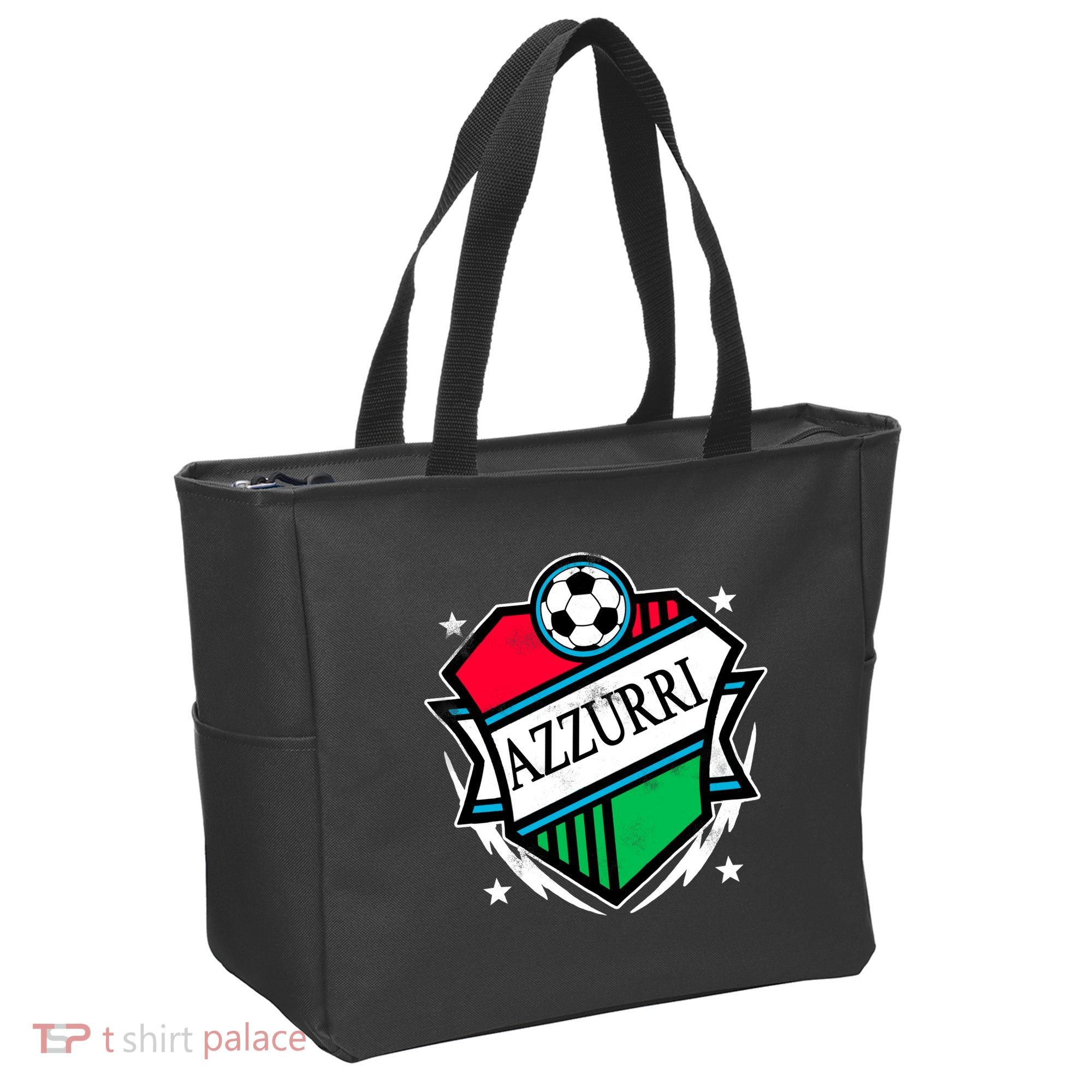 Azzurri Italy Soccer Fan Tote Bag