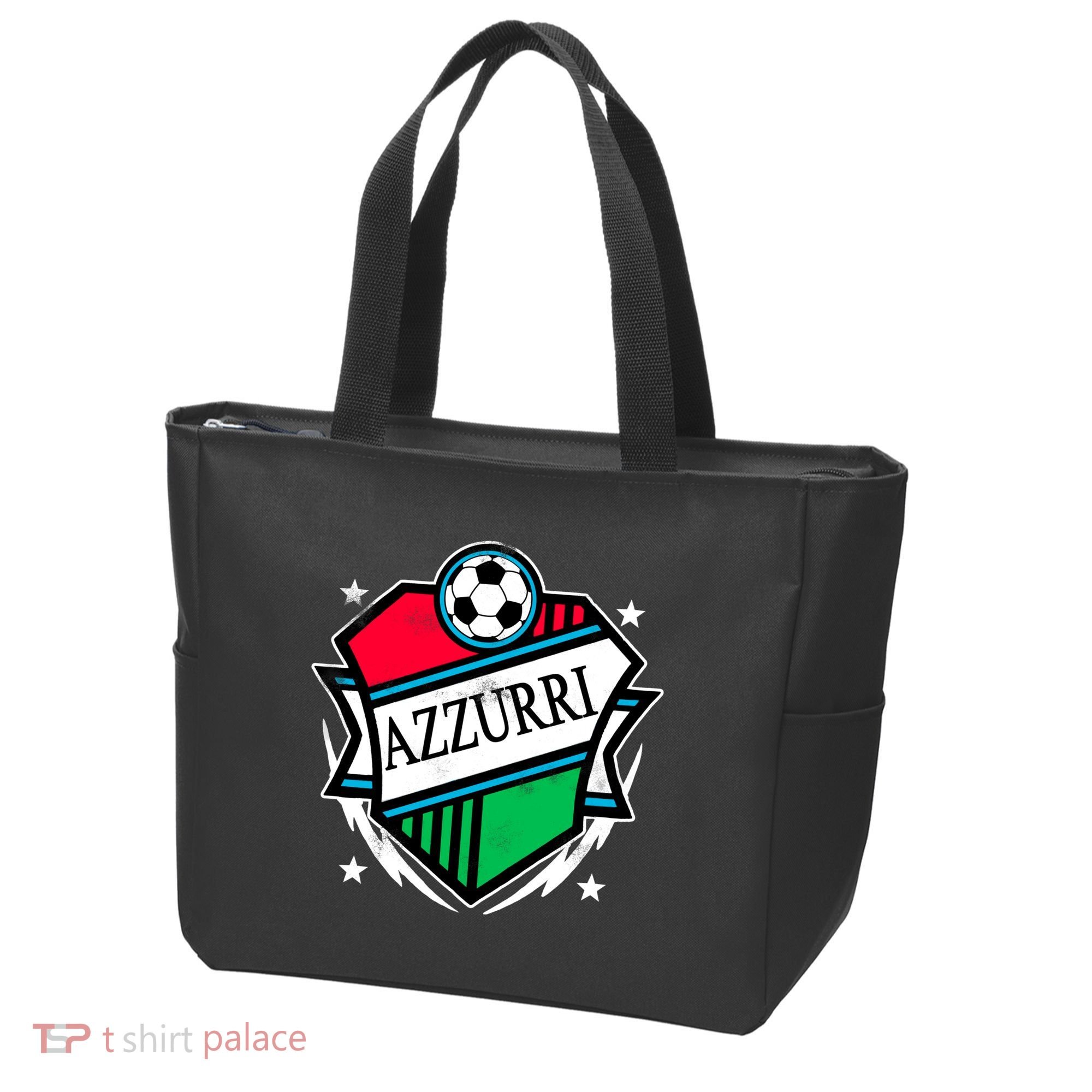 Azzurri Italy Soccer Fan Tote Bag