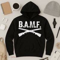 B.A.M.F. Guns Badass Hoodie thumb 3