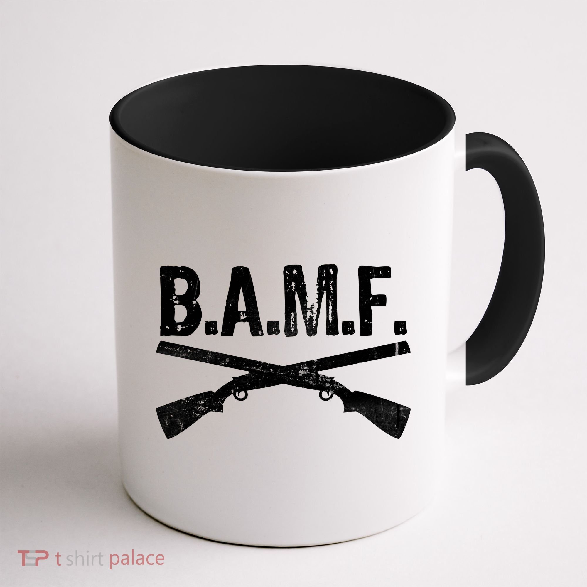 B.A.M.F. Guns Badass Coffee Mug
