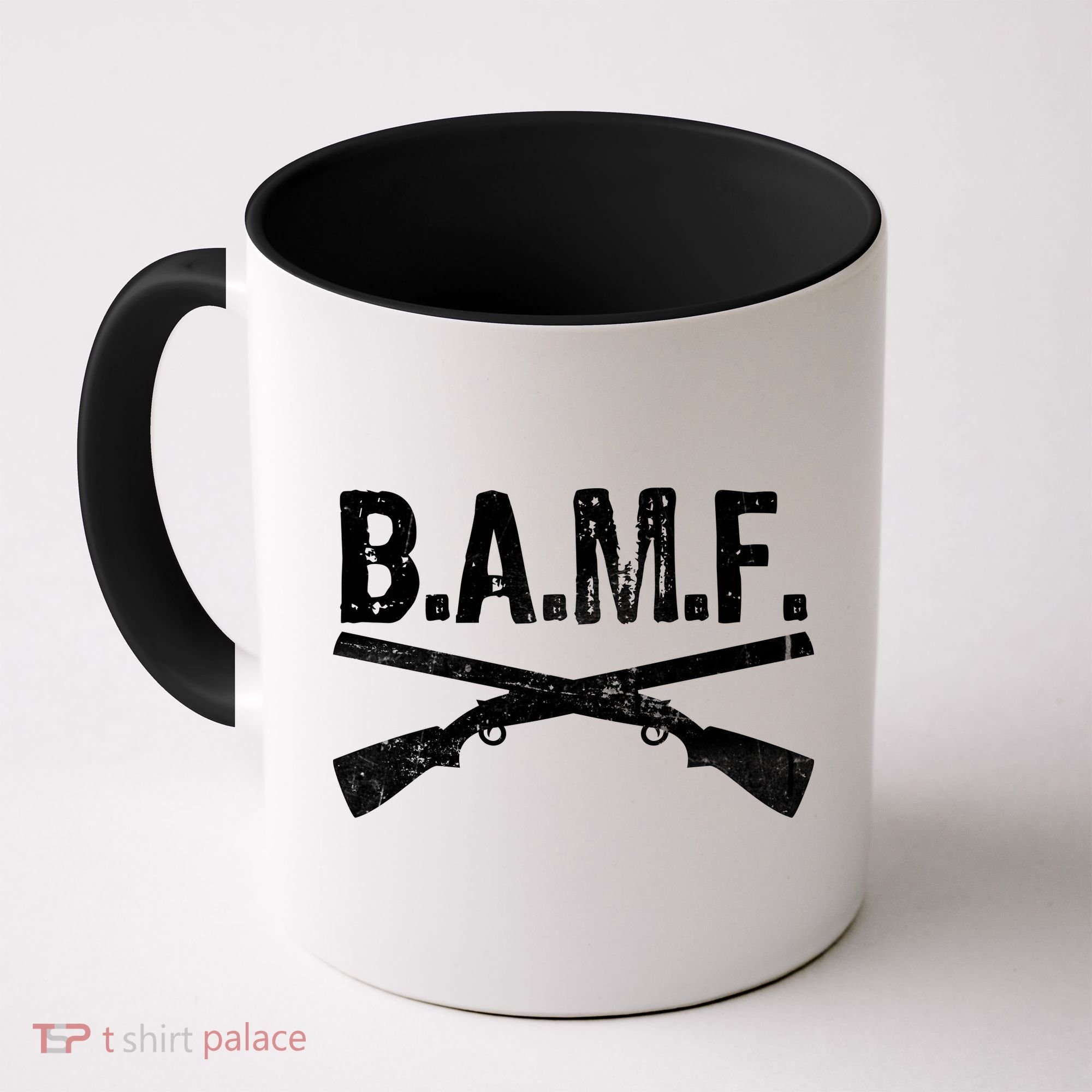 B.A.M.F. Guns Badass Coffee Mug