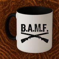 B.A.M.F. Guns Badass Coffee Mug thumb 2