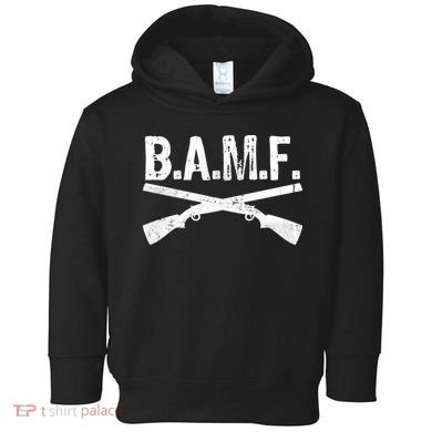 B.A.M.F. Guns Badass Toddler Hoodie
