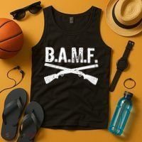 B.A.M.F. Guns Badass Tank Top thumb 4