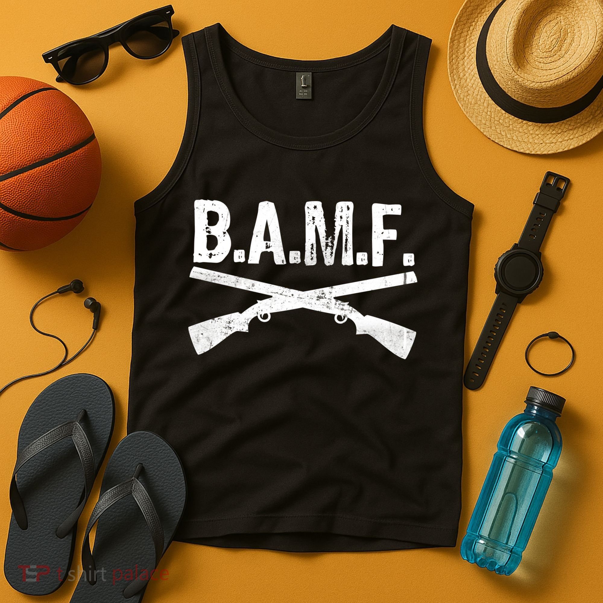 B.A.M.F. Guns Badass Tank Top