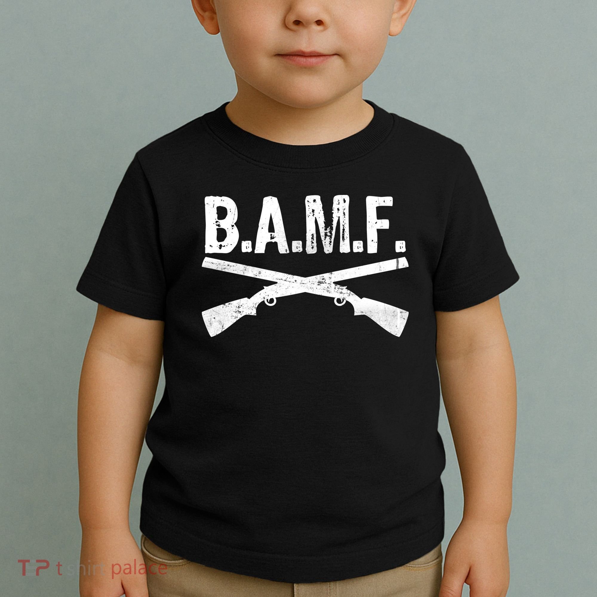 B.A.M.F. Guns Badass Toddler T-Shirt