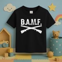 B.A.M.F. Guns Badass Toddler T-Shirt thumb 3