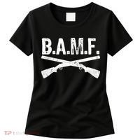 B.A.M.F. Guns Badass Women's T-Shirt thumb 0
