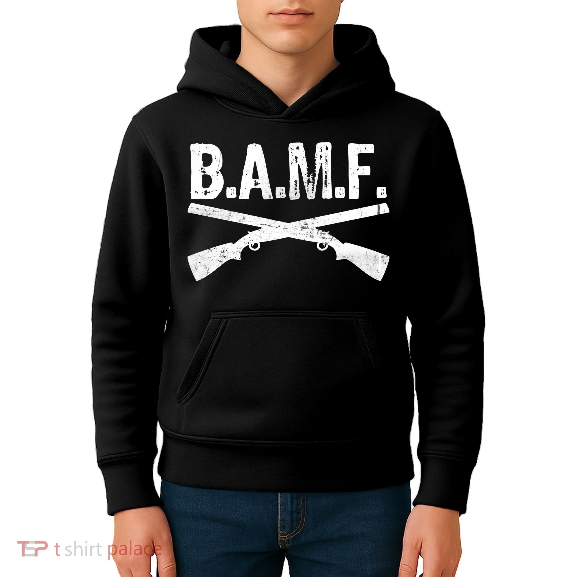 B.A.M.F. Guns Badass Kids Hoodie