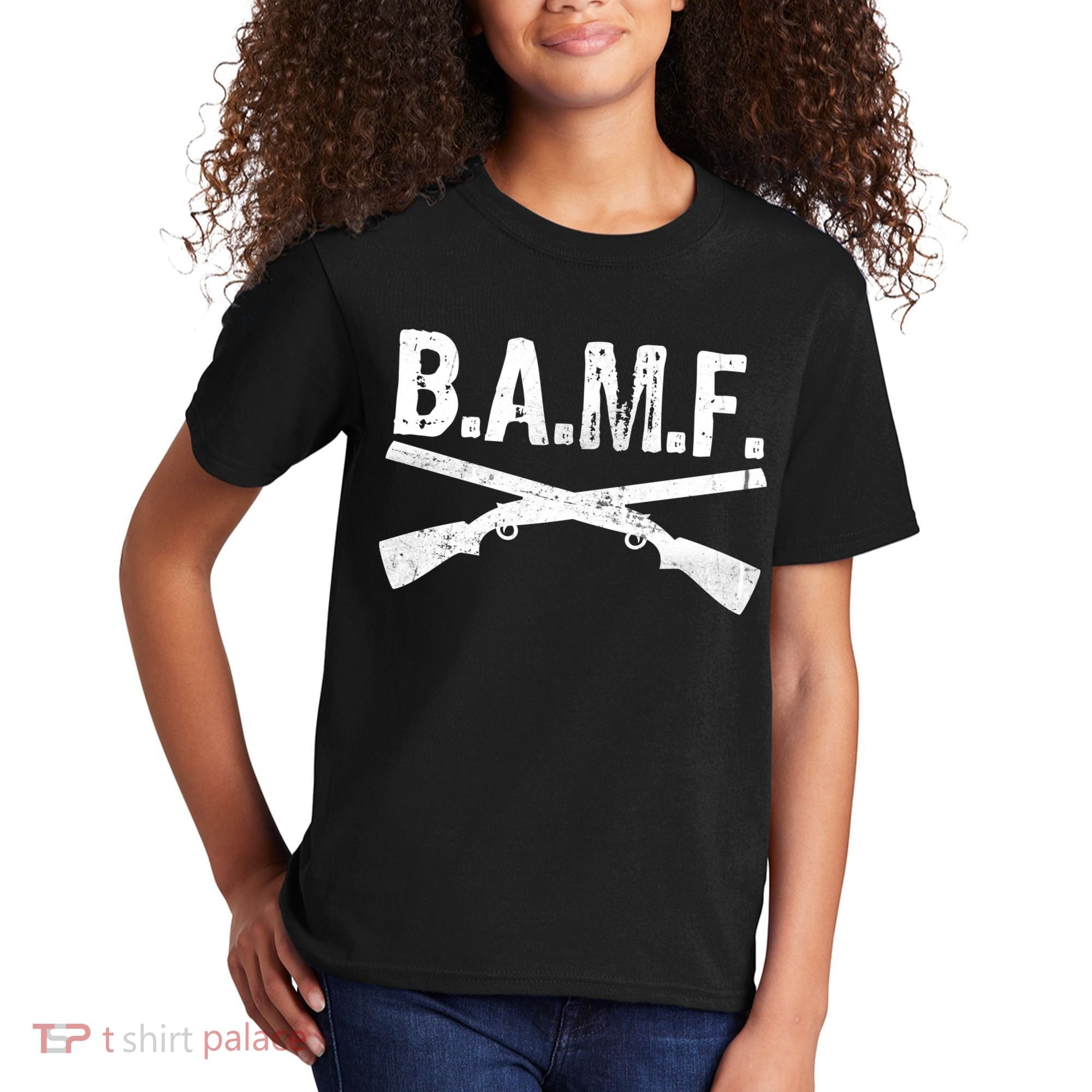 B.A.M.F. Guns Badass Kids T-Shirt