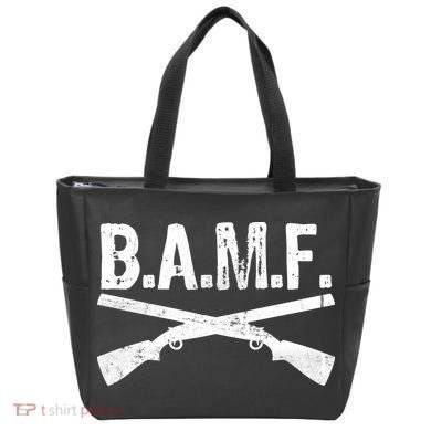 B.A.M.F. Guns Badass Tote Bag