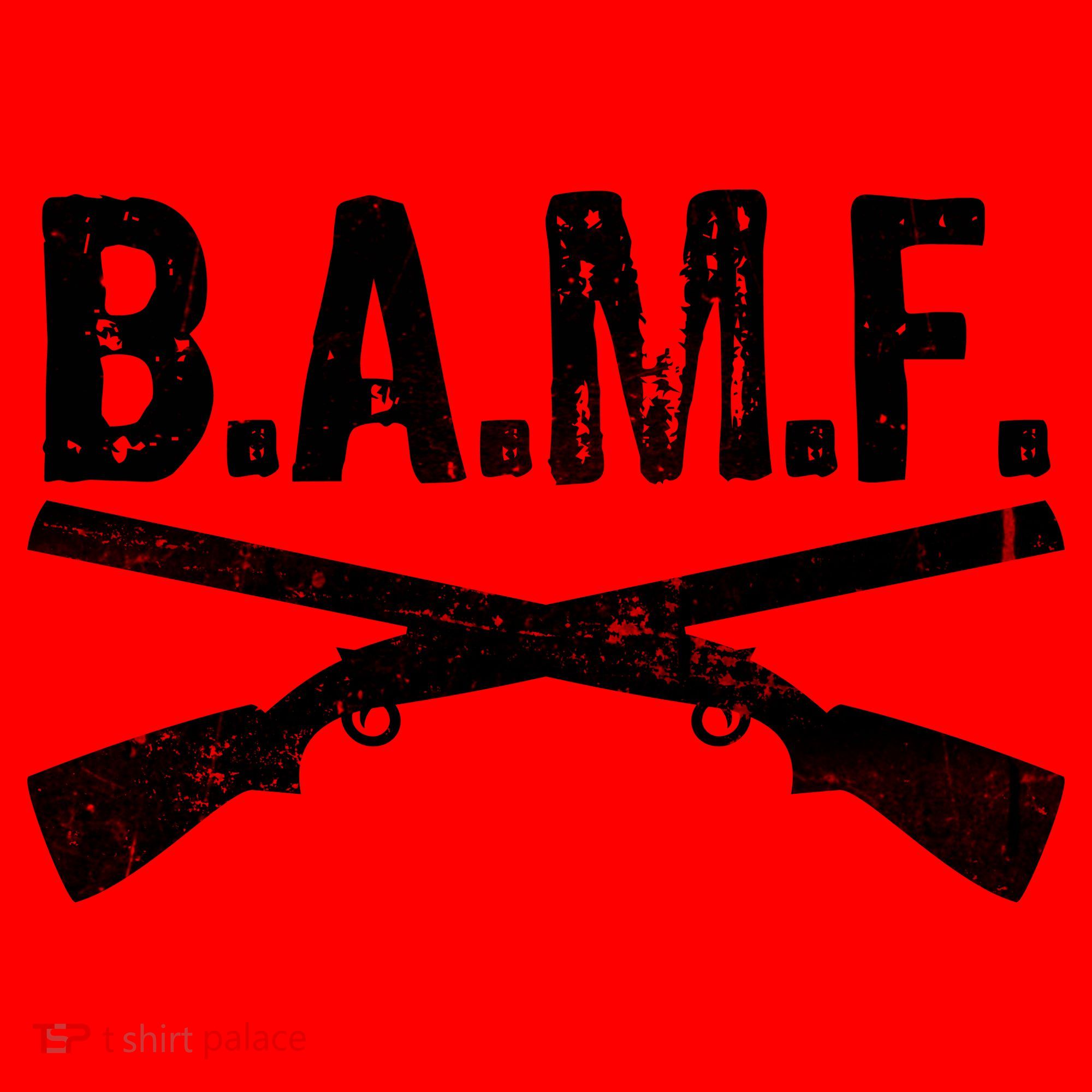 B.A.M.F. Guns Badass Santa Hat