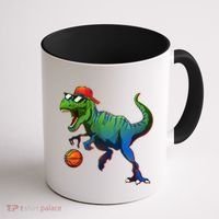 B-Ball T-Rex Coffee Mug thumb 1