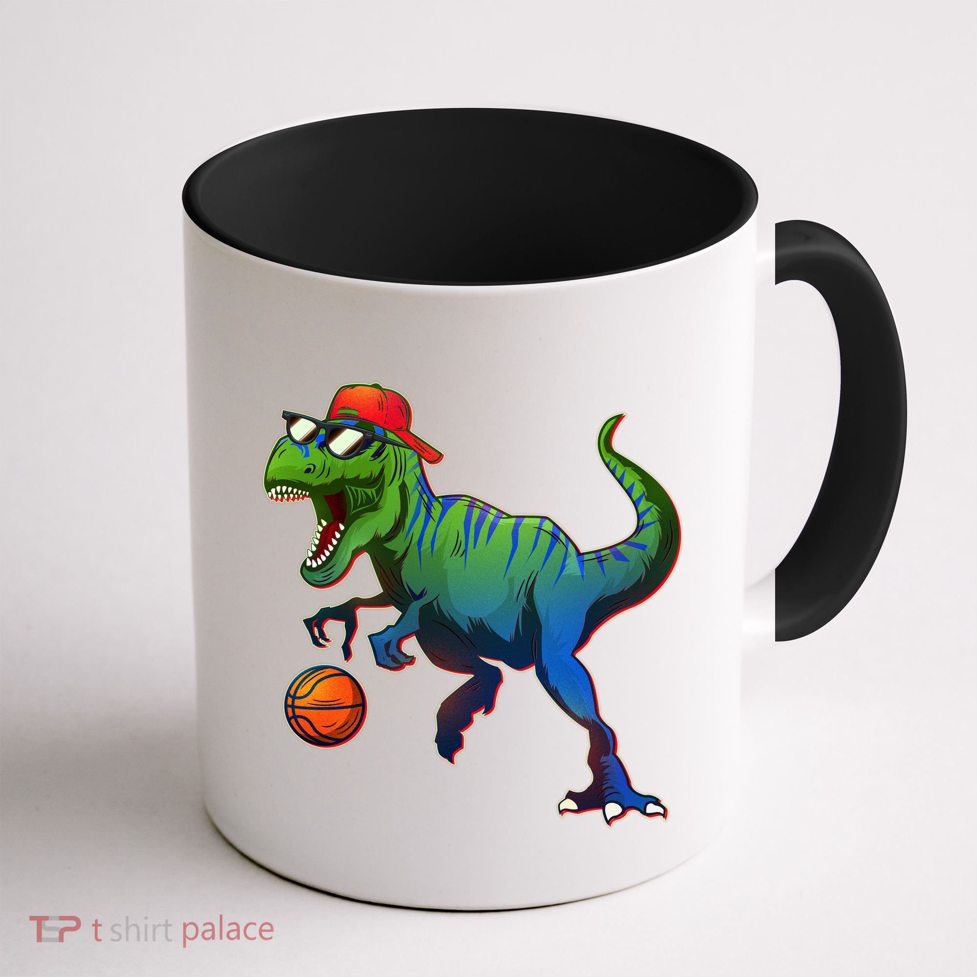 B-Ball T-Rex Coffee Mug