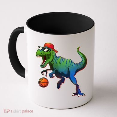 B-Ball T-Rex Coffee Mug