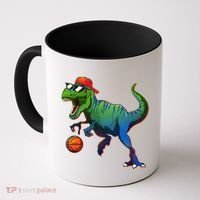 B-Ball T-Rex Coffee Mug thumb 0