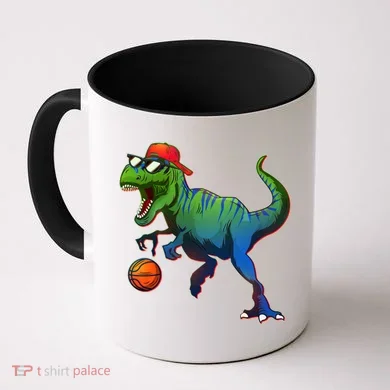 B-Ball T-Rex Coffee Mug