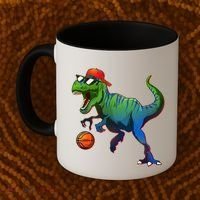 B-Ball T-Rex Coffee Mug thumb 2