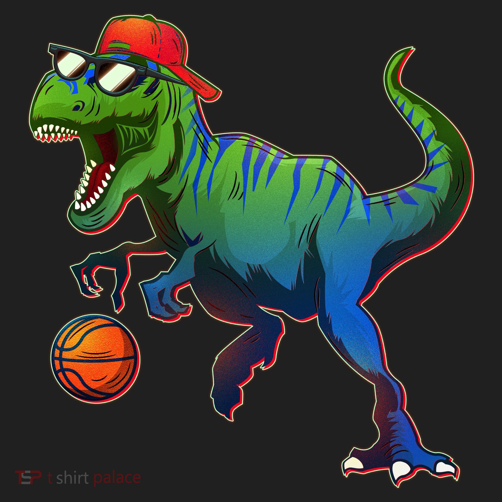 B-Ball T-Rex Tumbler