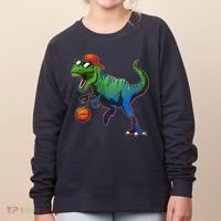 B-Ball T-Rex Women's Sweatshirt thumb 0