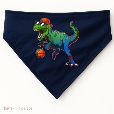 B-Ball T-Rex USA-Made Doggie Bandana