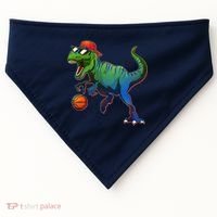B-Ball T-Rex USA-Made Doggie Bandana thumb 0